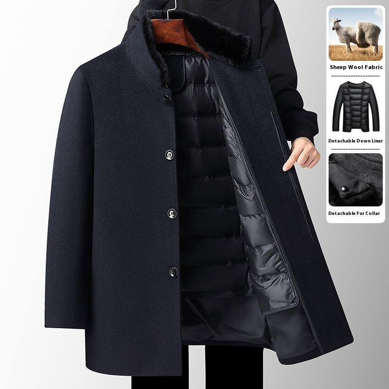 Men's Wool Overcoat