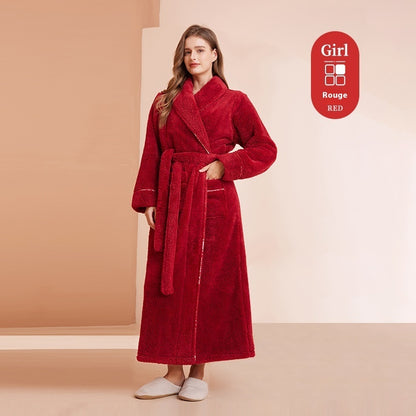 Thickened Cotton Velvet Robe