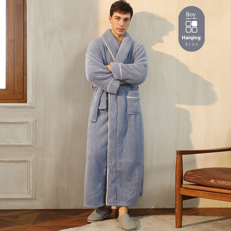 Thickened Cotton Velvet Robe