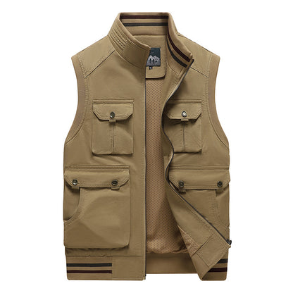 Casual Vest Men's Multi-pocket Sleeveless Jacket