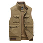 Casual Vest Men's Multi-pocket Sleeveless Jacket