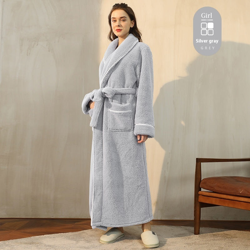 Thickened Cotton Velvet Robe