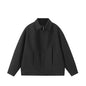 New Versatile Zipper Spring And Autumn Fashion Simple Jacket Coat Japanese Black