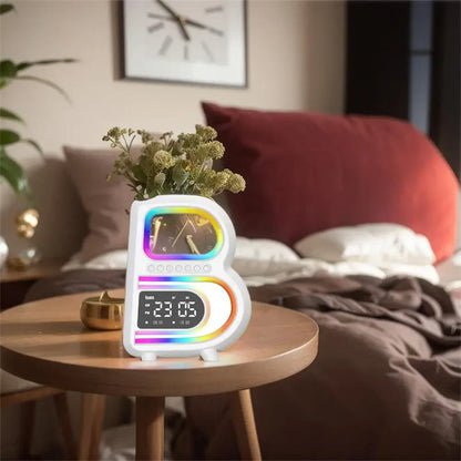 2024 New B-Shaped Blutooth Speaker Multifunctional Smart Music Rhythm