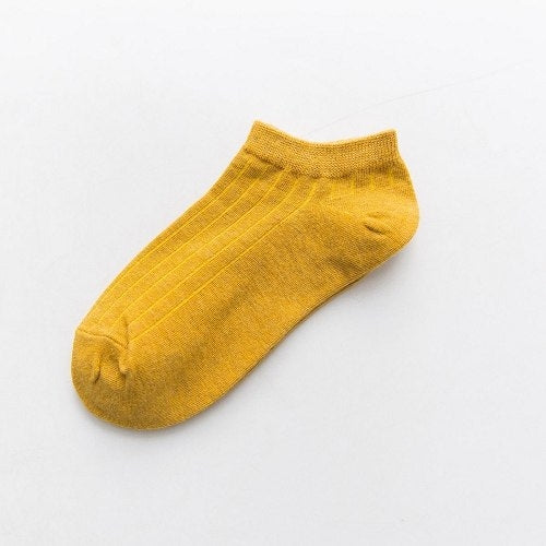 10 Colors Women's Sock Colorful Art Cute Short