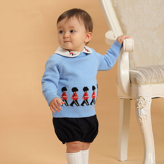 WolliNest™ – Knitted Wool Blend Sweater for Kids