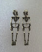 Halloween Earrings Skull Simulation Human Skeleton Detachable Stud