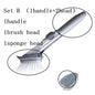 2 In1 Long Handle Cleaning Brush With Removable Brush Head Ktichen