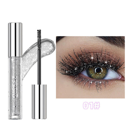 Violet Glitter Lash Mascara Diamond Mascara Thick Shiny Eyelash