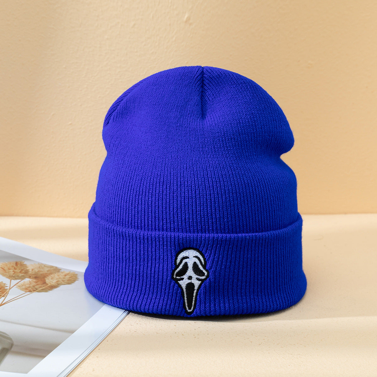 Halloween Ghost Face Skeleton Hat