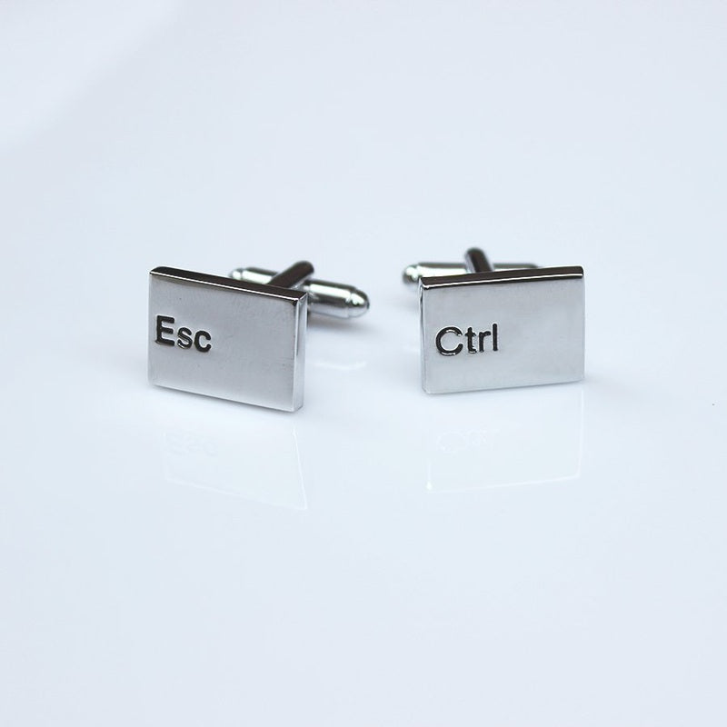 Ctrl and Esc Button Cufflinks