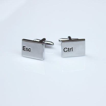 Ctrl and Esc Button Cufflinks