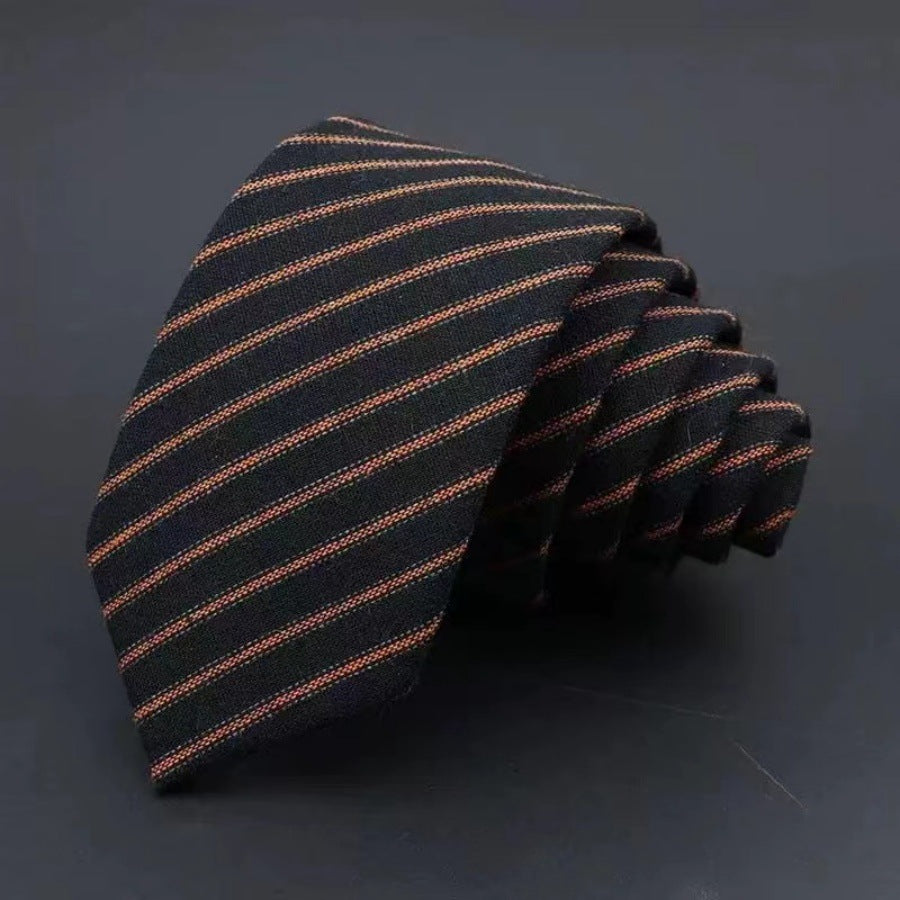 Thickened Men's Business Fashion Tie Cotton