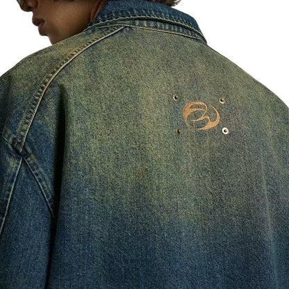 Autumn High-grade Handsome Denim Coat