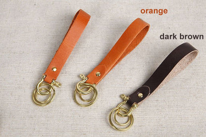 Handcrafted Ultra-Strong Leather Keychain