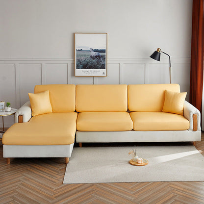 LuxFit™ – Elastic Waterproof Leather-Style Sofa Slipcover