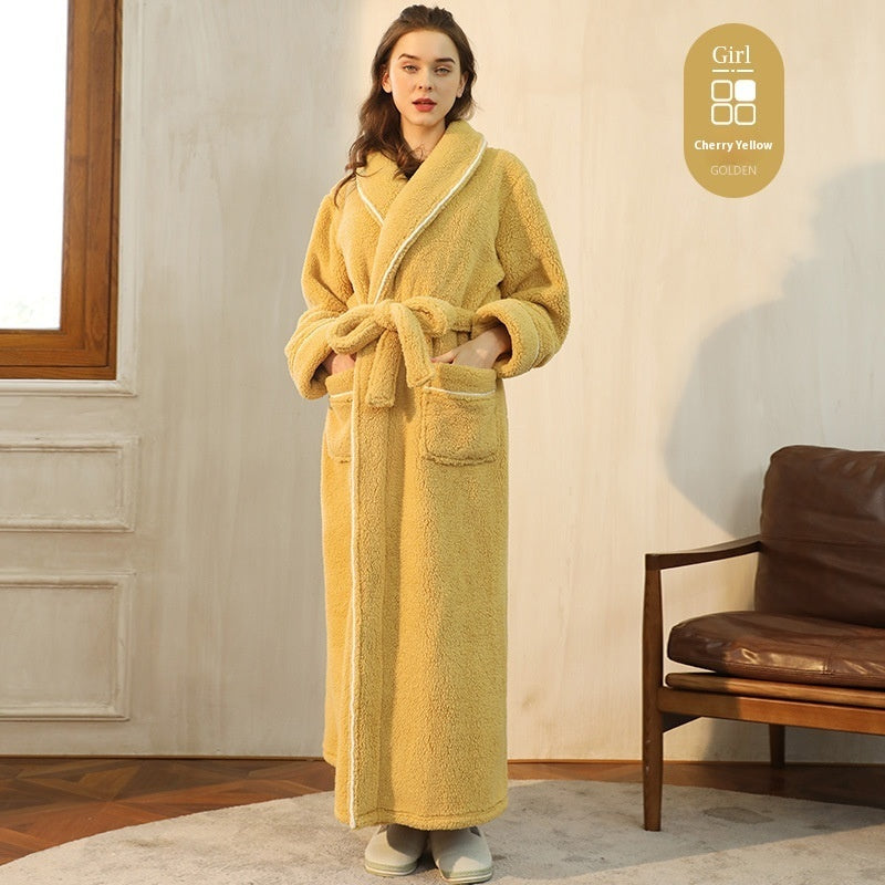 Thickened Cotton Velvet Robe