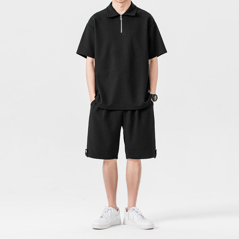 Polo Shirt Sports Shorts Trendy
