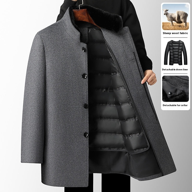 Men's Wool Overcoat