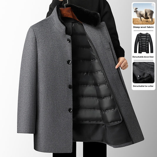 Men's Wool Overcoat