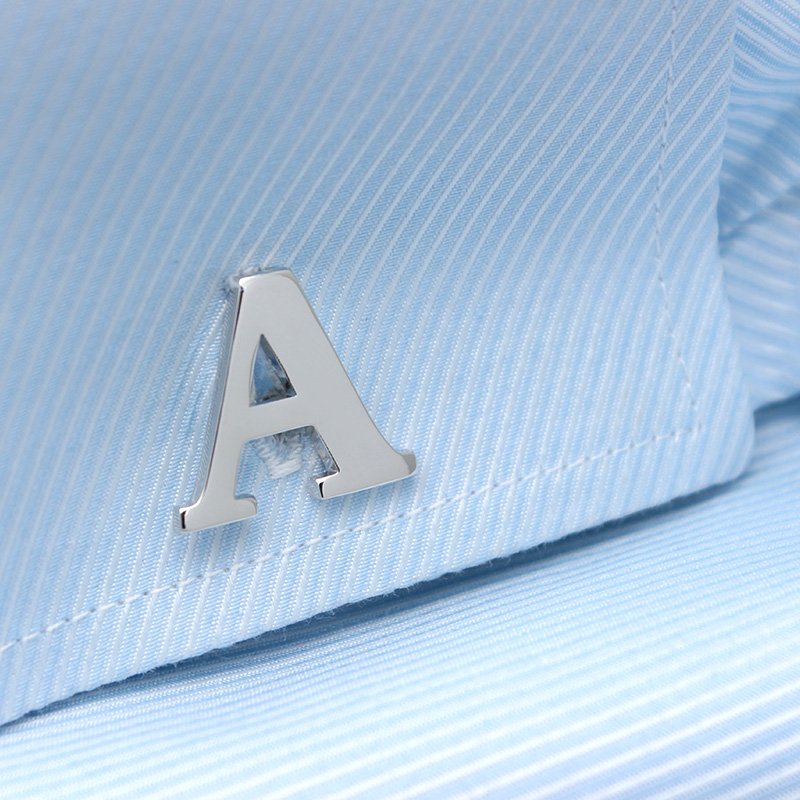 Silver Alphabets Cufflinks