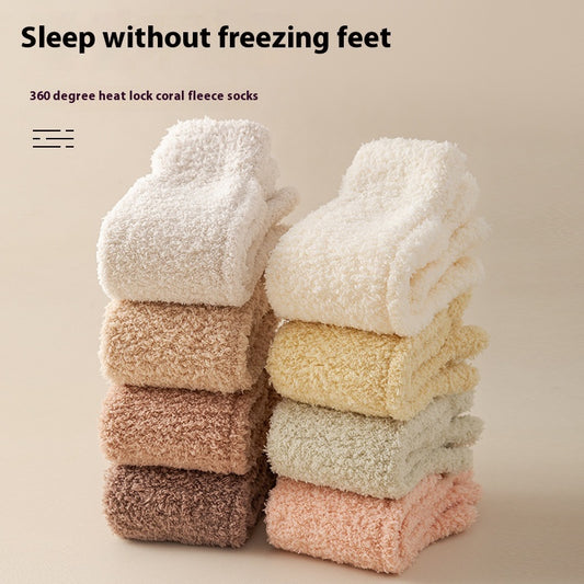 Women's Fleece-lined Toe Socks