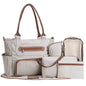 Large Capacity Diaper Bag For Baby Mom (White)