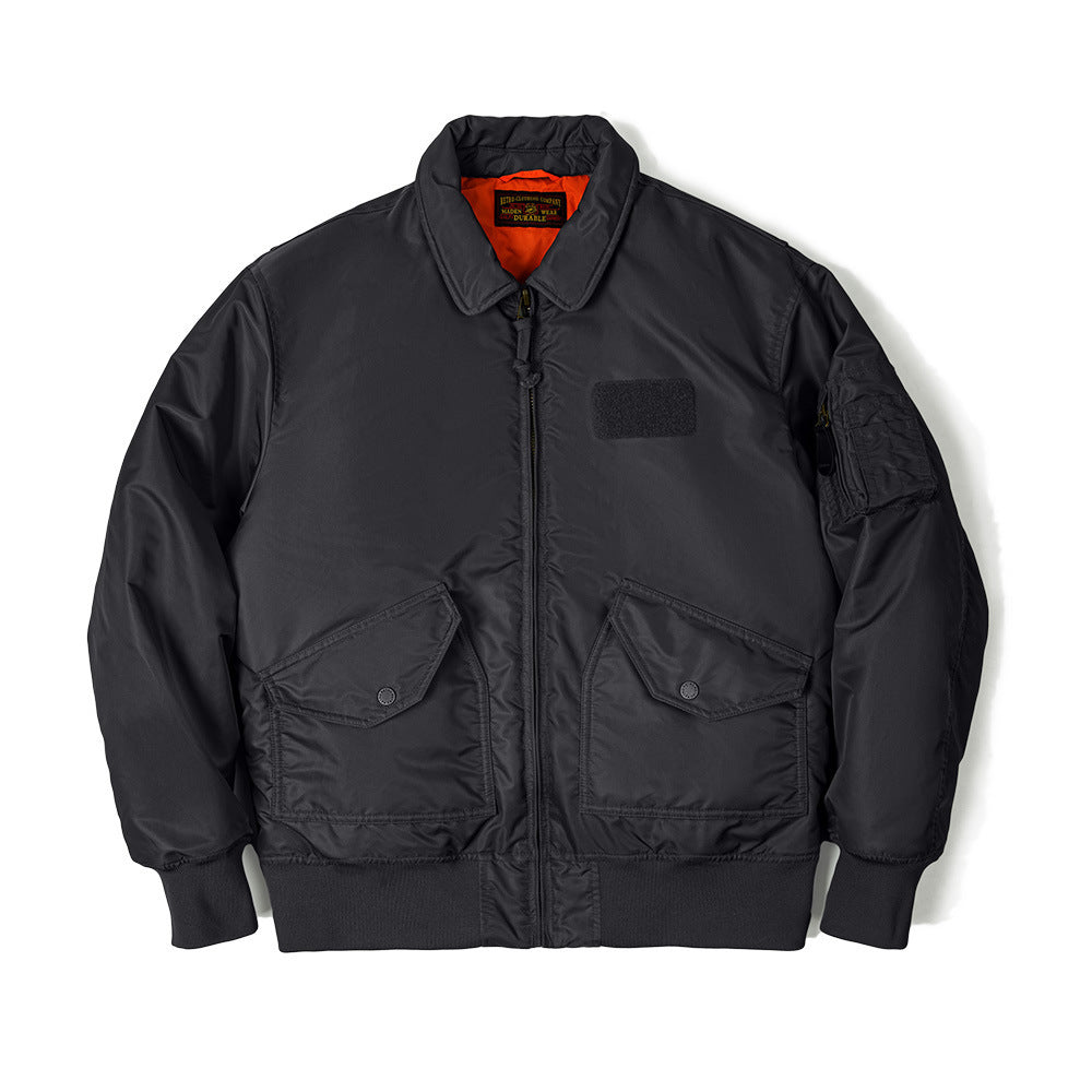 American Retro Jacket Pilot Thickened Cotton Padded Coat