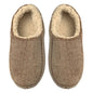 Sherpa Tan - Men's Cozy Sherpa House Slippers