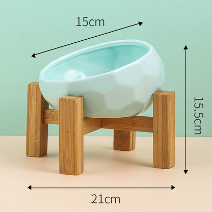 Pet Supplies Bowl Ceramic Cat Bowl Dog Bowl