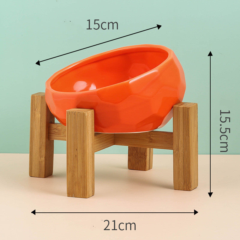 Pet Supplies Bowl Ceramic Cat Bowl Dog Bowl