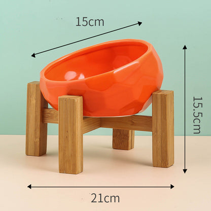 Pet Supplies Bowl Ceramic Cat Bowl Dog Bowl