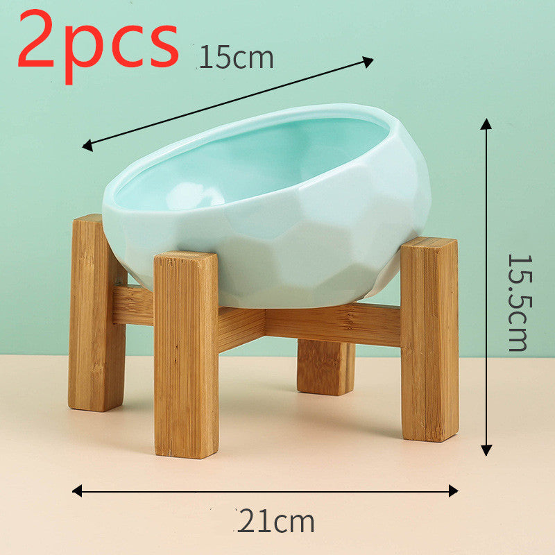 Pet Supplies Bowl Ceramic Cat Bowl Dog Bowl