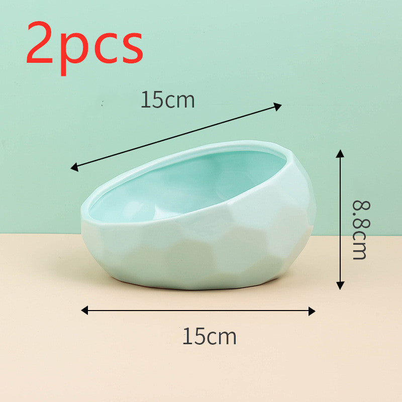 Pet Supplies Bowl Ceramic Cat Bowl Dog Bowl