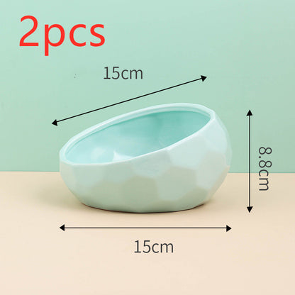 Pet Supplies Bowl Ceramic Cat Bowl Dog Bowl