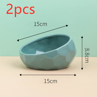 Pet Supplies Bowl Ceramic Cat Bowl Dog Bowl