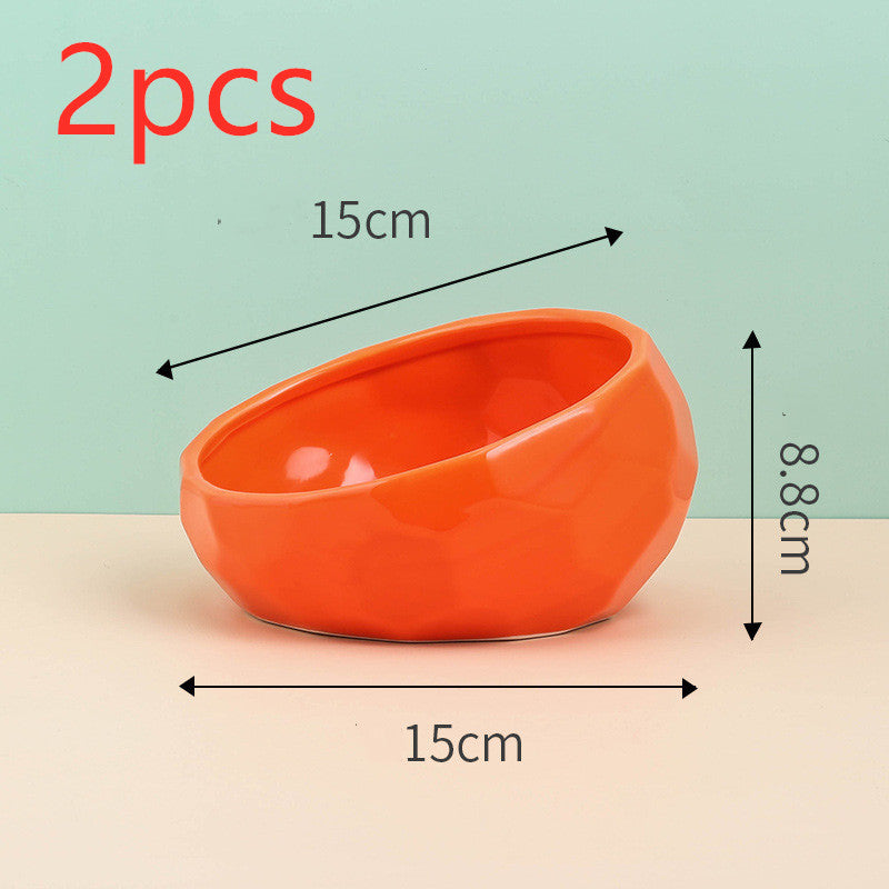 Pet Supplies Bowl Ceramic Cat Bowl Dog Bowl