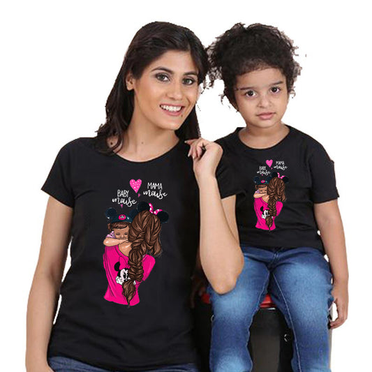 Mother And Daughter Printed Tops