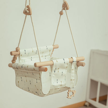 Naturoo™ – Cotton Canvas Baby Swing Chair