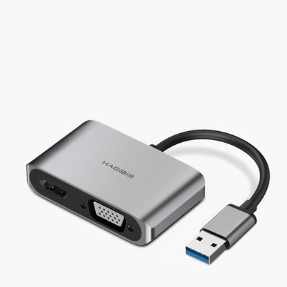 Multi-Display 2in1 USB to HDMI-compatible Converter for Windows 7 8