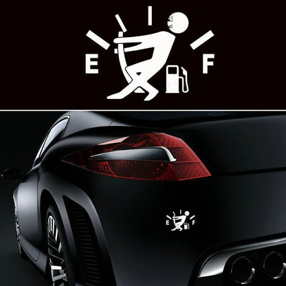 Funny Car Sticker Pull Fuel Tank Pointer