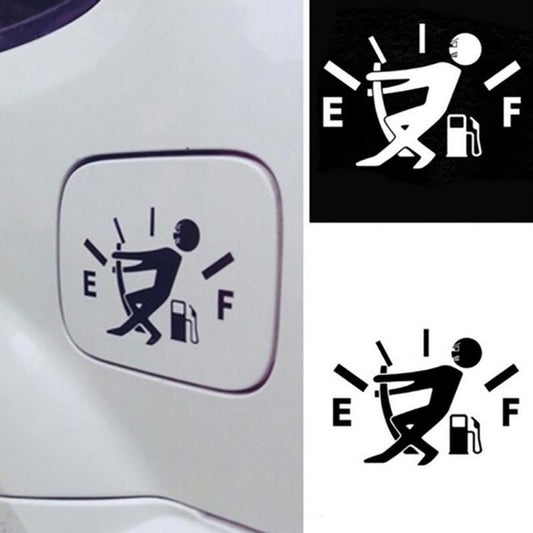 Funny Car Sticker Pull Fuel Tank Pointer