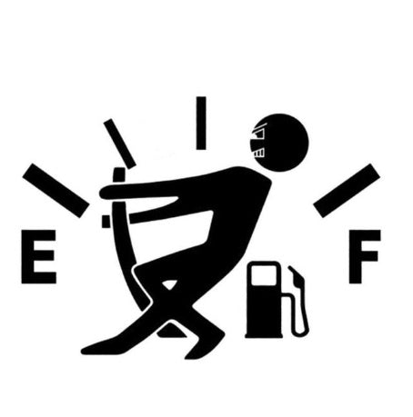 Funny Car Sticker Pull Fuel Tank Pointer