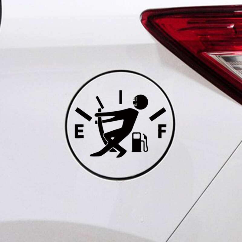 Funny Car Sticker Pull Fuel Tank Pointer