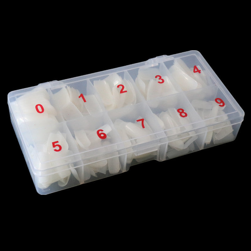 Nail Art 500 Piece Box Armor Pieces Transparent Fully Pasted Half