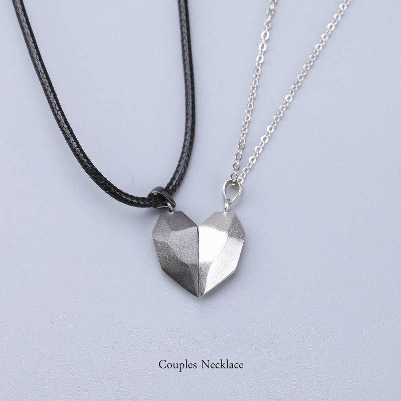 Couple Necklace Stones