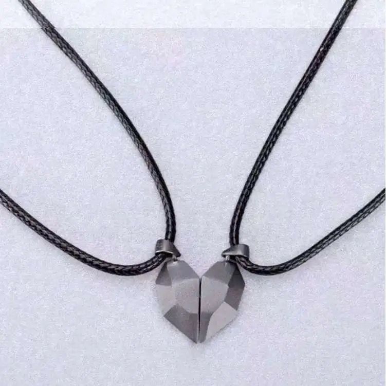 Couple Necklace Stones