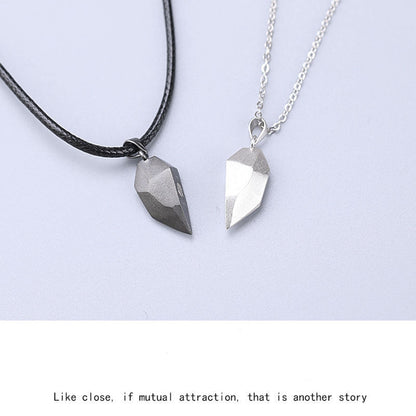 Couple Necklace Stones
