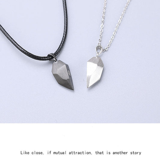 Couple Necklace Stones