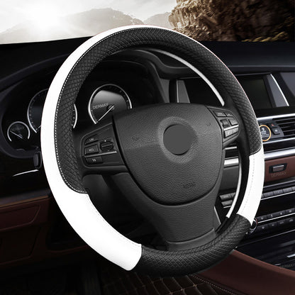 Leather Car Steering Wheel Cover
